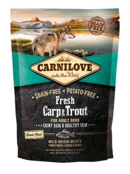 CARNILOVE Adult Dog Carp and Trout 1.5kg pet with love
